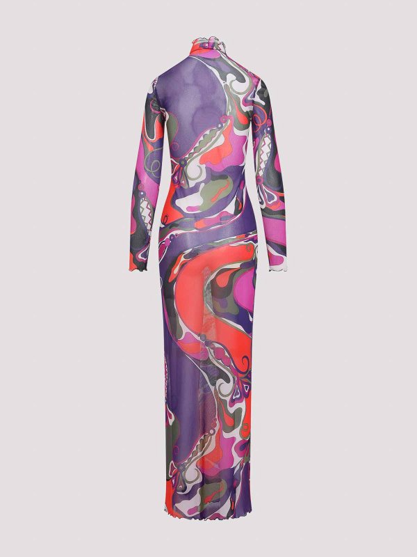 EMILIO PUCCI: maxi dresses online - Tulle Long Dress