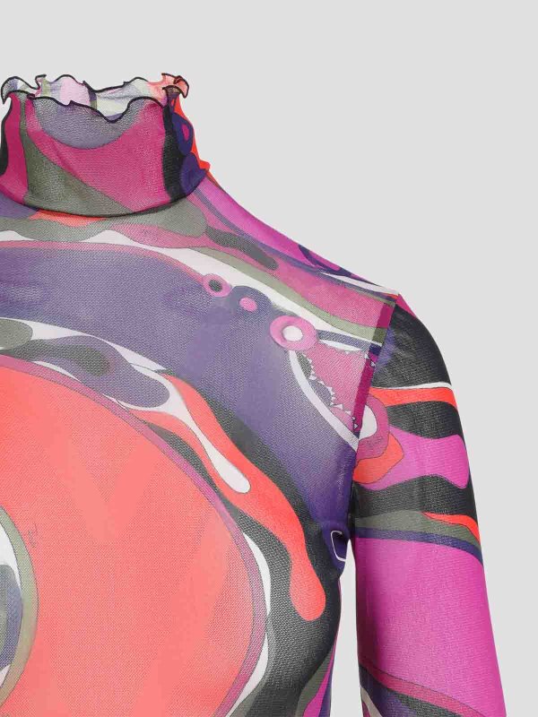 Tulle Long Dress shop online: EMILIO PUCCI