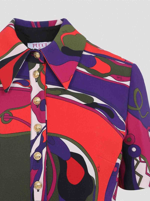 The Best Shops EMILIO PUCCI: ショートドレス - ショートドレス - マルチカラー