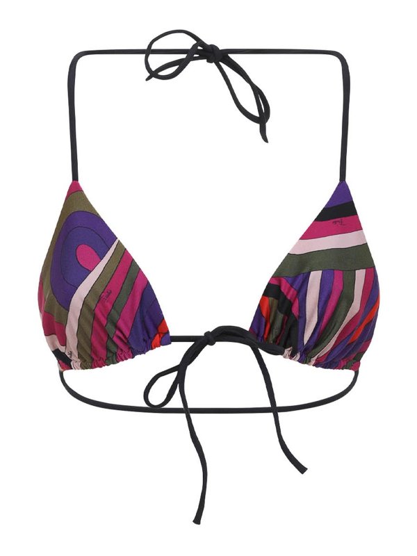 EMILIO PUCCI: bikinis - Polyamide Bra Bikini