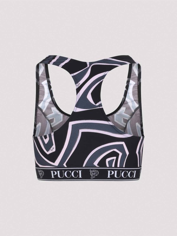 EMILIO PUCCI: Tops & Débardeurs online - Top - Noir