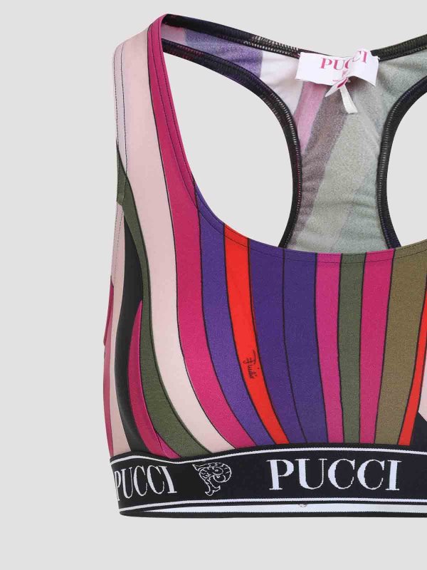 The Best Shops EMILIO PUCCI: Tops & Tank tops - Polyamide Top
