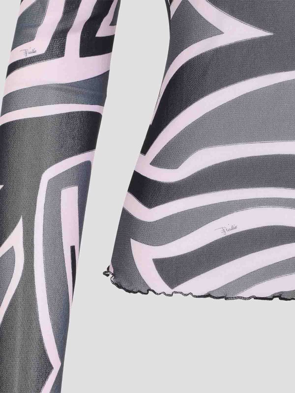 The Best Shops EMILIO PUCCI: T-shirts - T-Shirt - Schwarz