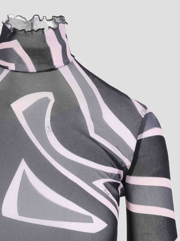 T-Shirt - Schwarz shop online: EMILIO PUCCI