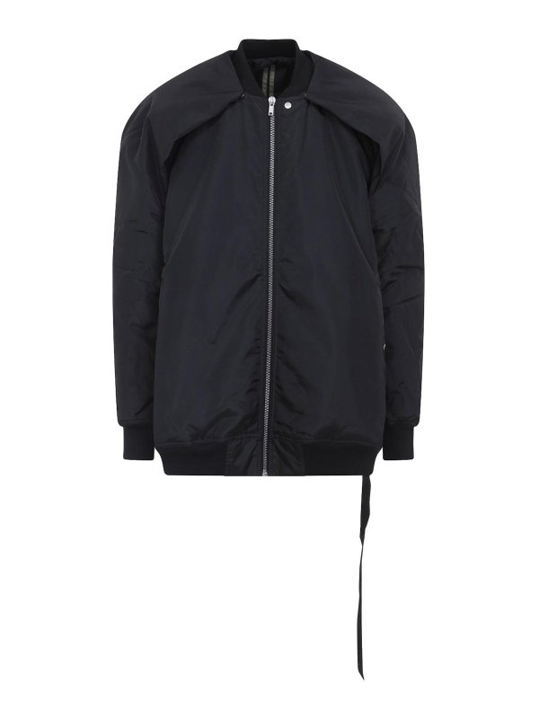 RICK OWENS: casual jackets - Drkshdw Convertible Jumbo Jacket