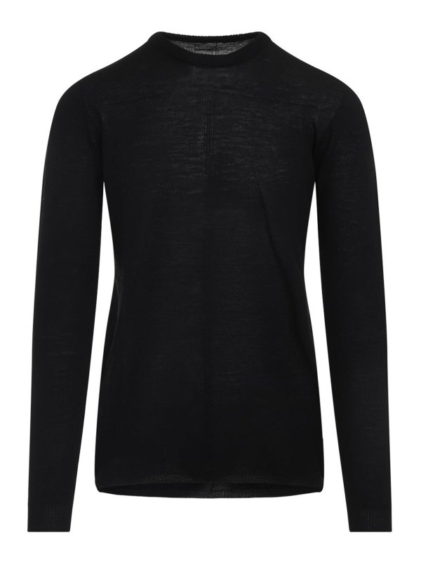 RICK OWENS: t-shirts - Black tee