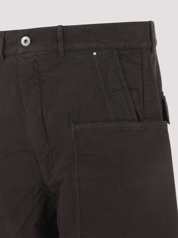 The Best Shops RICK OWENS: casual trousers - Drkshdw Stefan Cargo Pants