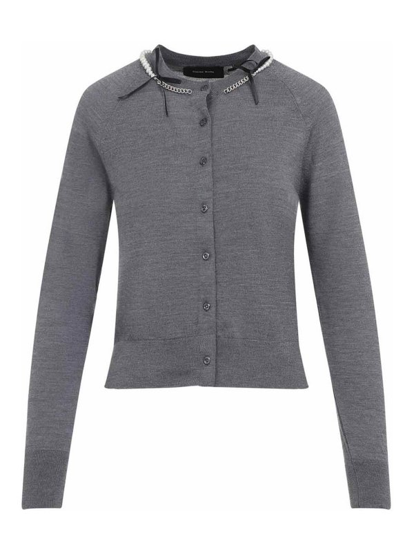 SIMONE ROCHA: Cardigans - Cardigan - Grau