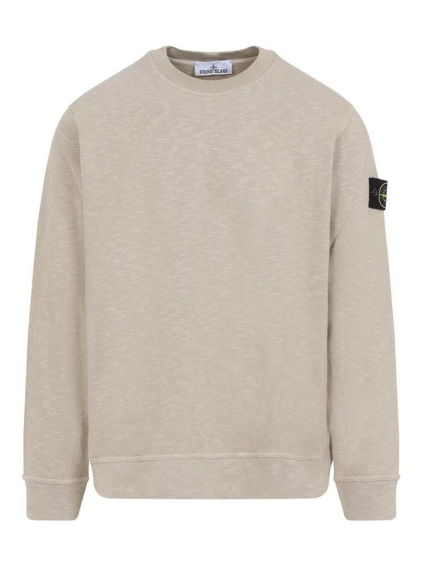 STONE ISLAND: スウェット＆セーター - スウェットシャツ/セーター - キャメル