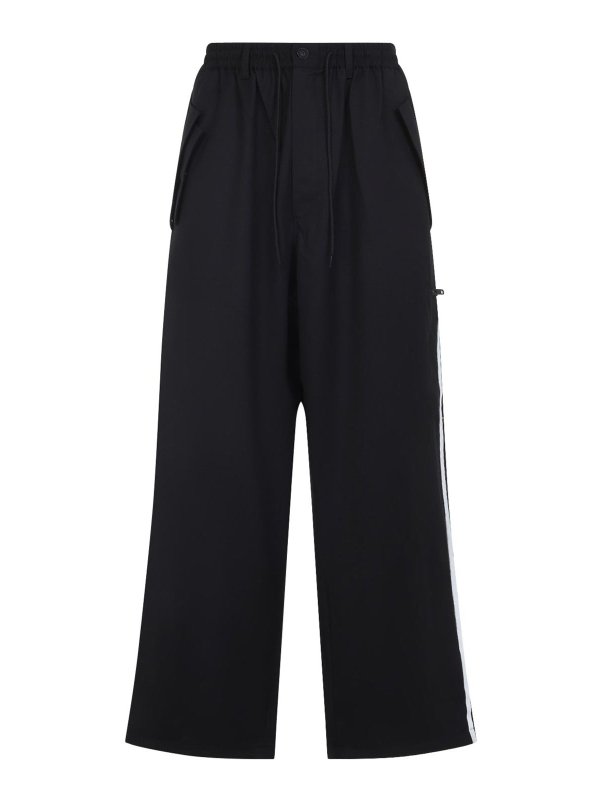 Y-3: Casual Hosen - Casual Hose - Schwarz