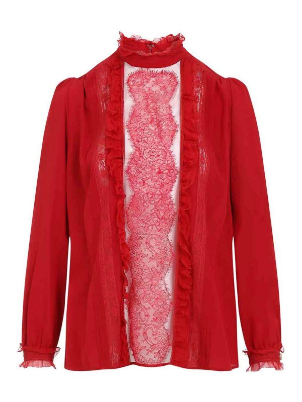 VALENTINO: トップス＆タンクトップ - トップ/タンクトップ - 赤