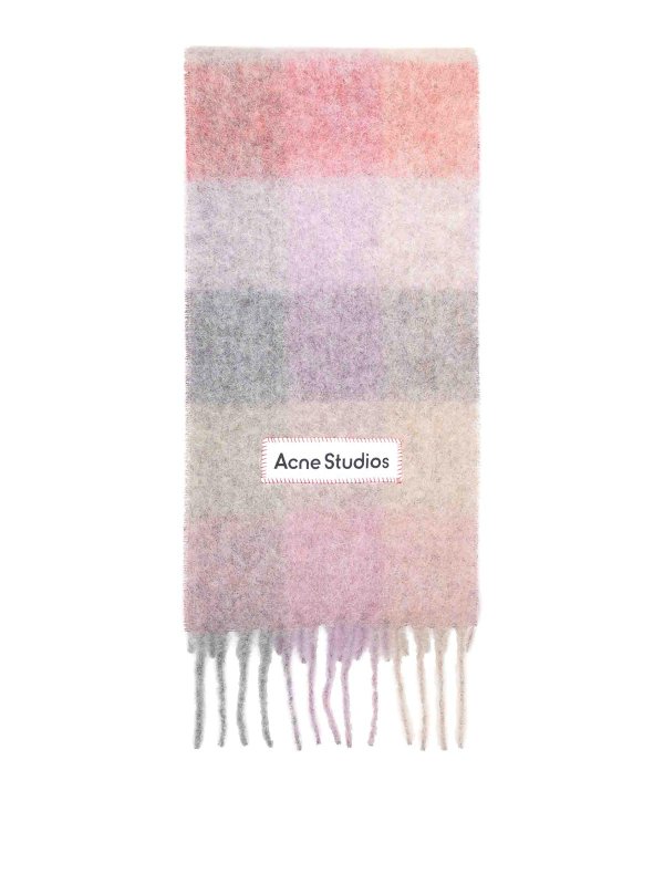 Acne Studios: Bufandas y pañuelos - Bufanda - Multicolor