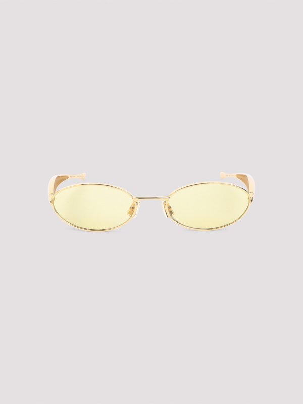BOTTEGA VENETA: Lunettes de soleil online - Lunettes De Soleil - Or