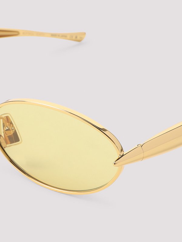 The Best Shops BOTTEGA VENETA: Lunettes de soleil - Lunettes De Soleil - Or