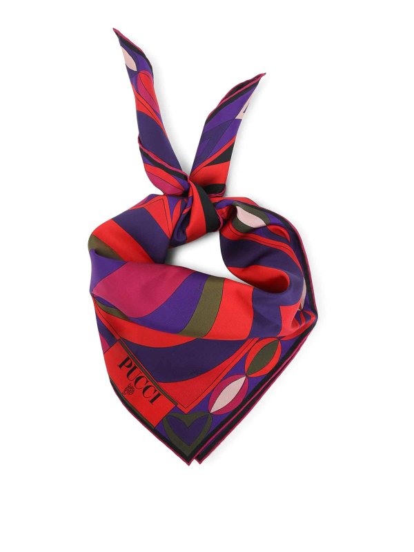 EMILIO PUCCI: Estolas y chales - Estola - Multicolor