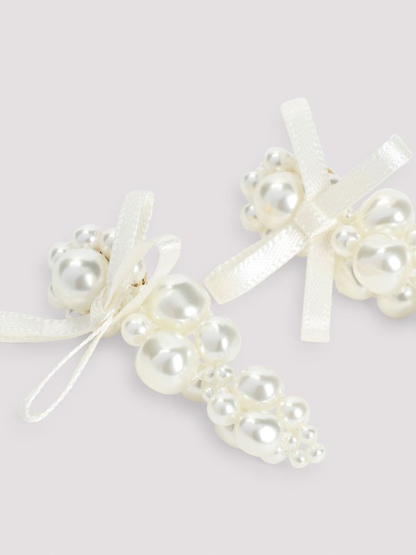 The Best Shops SIMONE ROCHA: Earrings - Petit Bow Detail Cluster Earrings