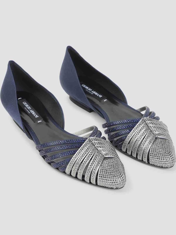 The Best Shops GIORGIO ARMANI: flat shoes - Viscose Ballerinas