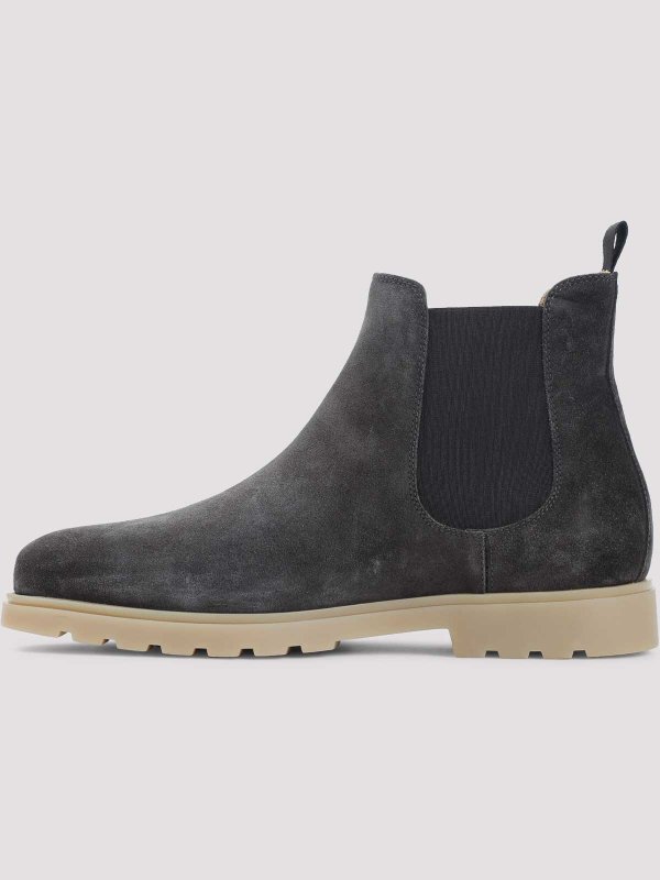 KITON: boots online - Suede Calf Leather Boots