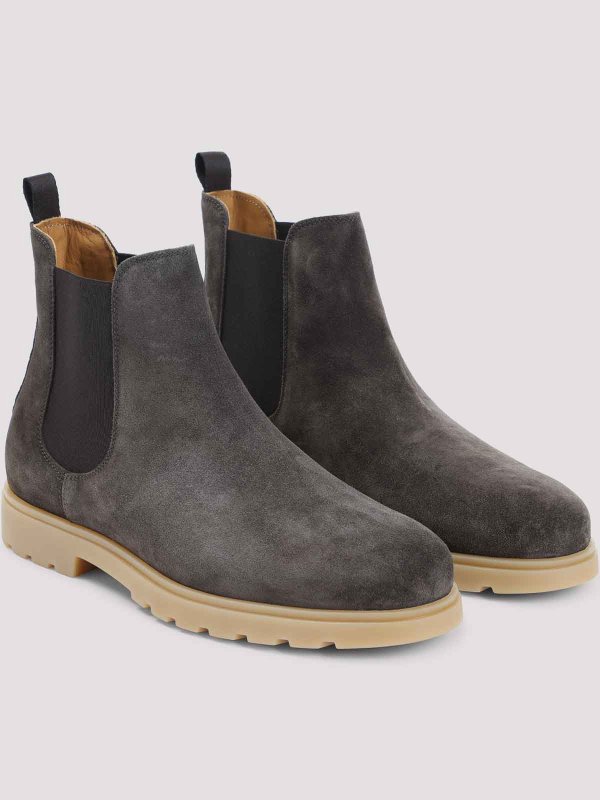 The Best Shops KITON: boots - Suede Calf Leather Boots