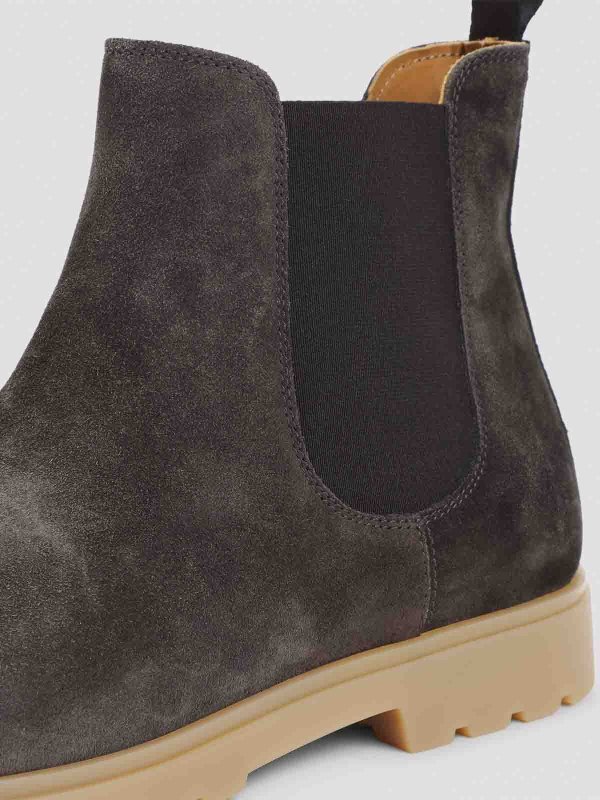 Suede Calf Leather Boots shop online: KITON
