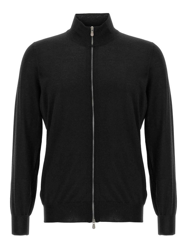 BRUNELLO CUCINELLI: カーディガン - カーディガン - 黒