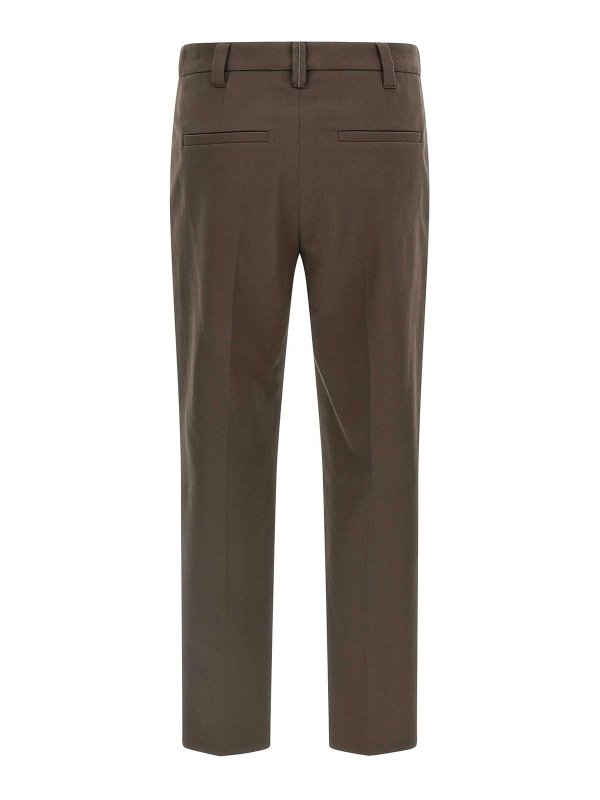 BRUNELLO CUCINELLI: Casual Hosen online - Casual Hose - Braun