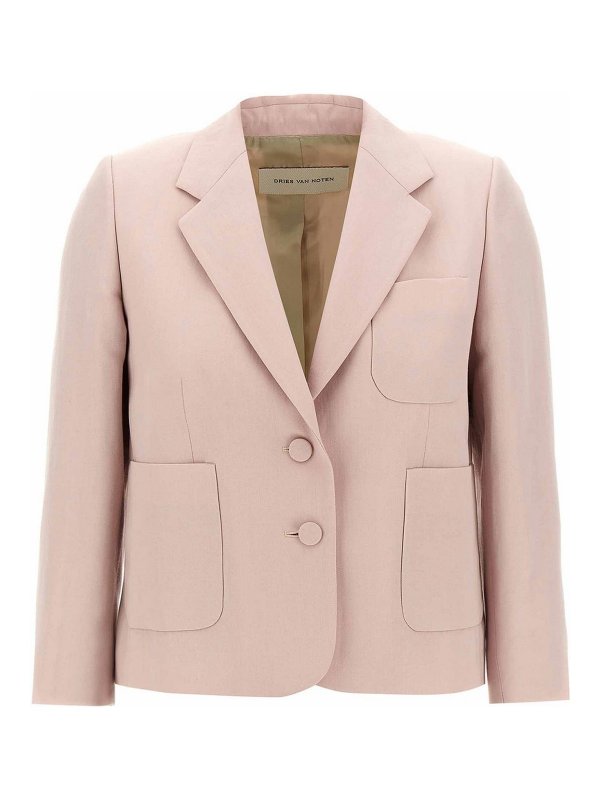 DRIES VAN NOTEN: Blazer - Blazer - Nude