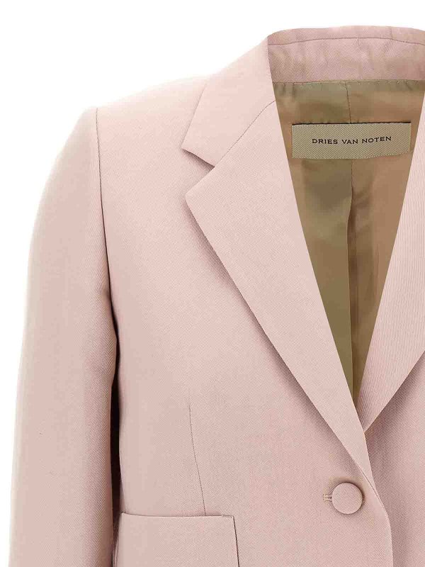 The Best Shops DRIES VAN NOTEN: Blazer - Blazer - Nude