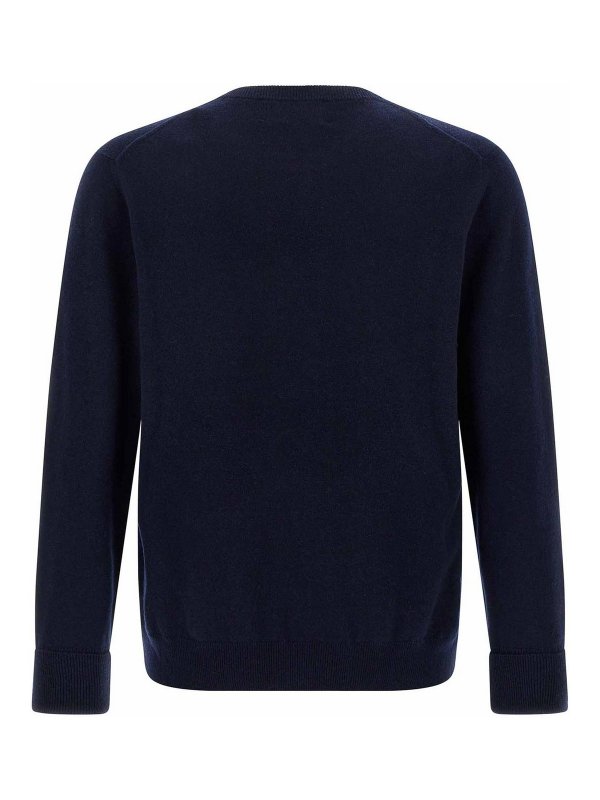 BALLANTYNE: Suéteres con cuello pico online - Suéter Cuello Redondo - Azul