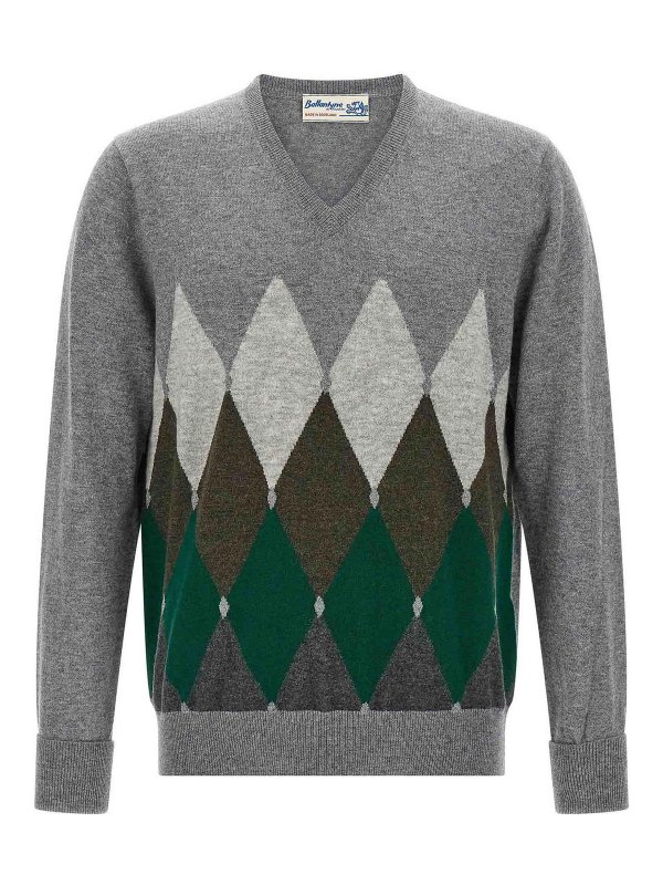 BALLANTYNE: カーディガン - カーディガン - グレー