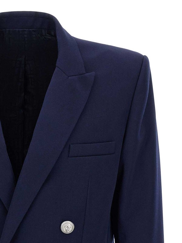 The Best Shops Balmain: blazers - Grain De Poudre Blazer