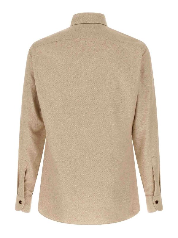 BORRIELLO NAPOLI: シャツ online - シャツ - ベージュ