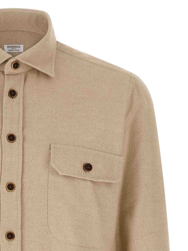 The Best Shops BORRIELLO NAPOLI: シャツ - シャツ - ベージュ