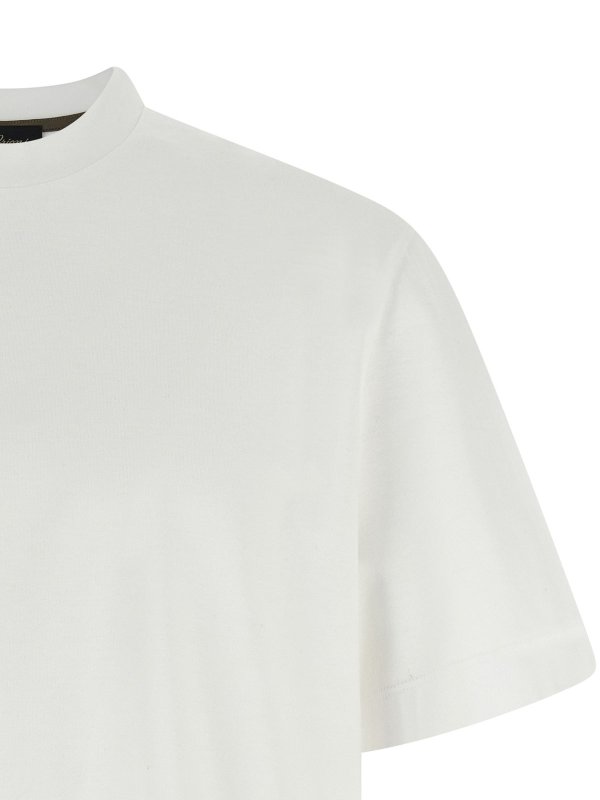 The Best Shops BRIONI: T-shirts - T-Shirt - Weiß