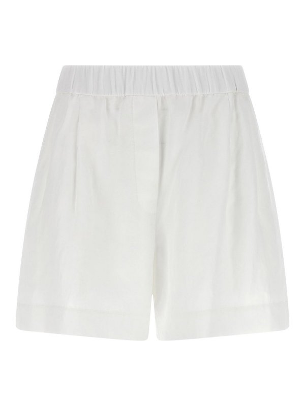 BRUNELLO CUCINELLI: Hosen Shorts - Shorts - Weiß