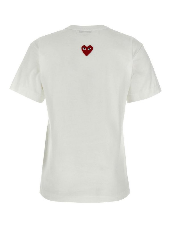 Comme des Garçons Play: T-shirts online - T-Shirt - Weiß