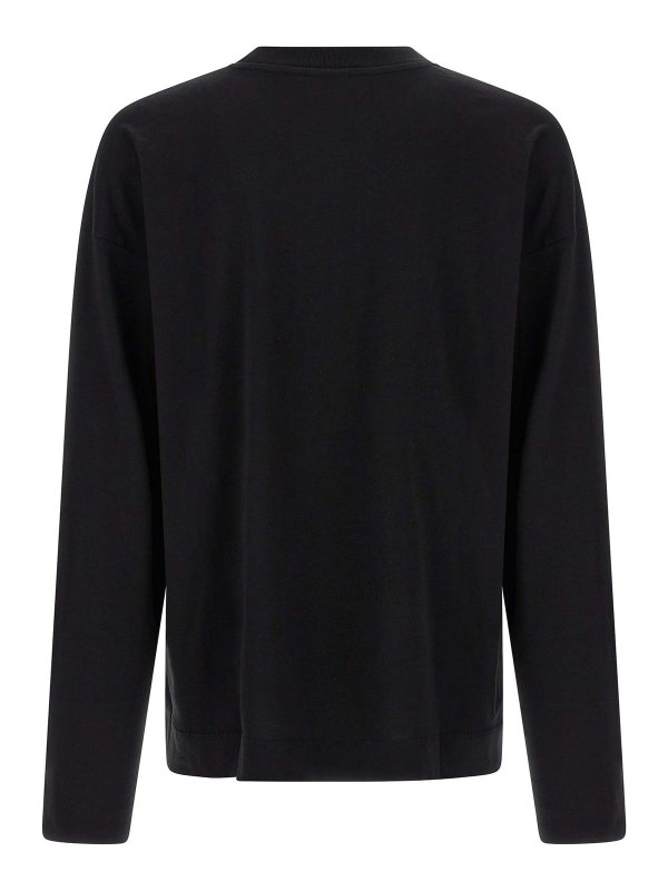 DRIES VAN NOTEN: Tシャツ online - Tシャツ - 黒