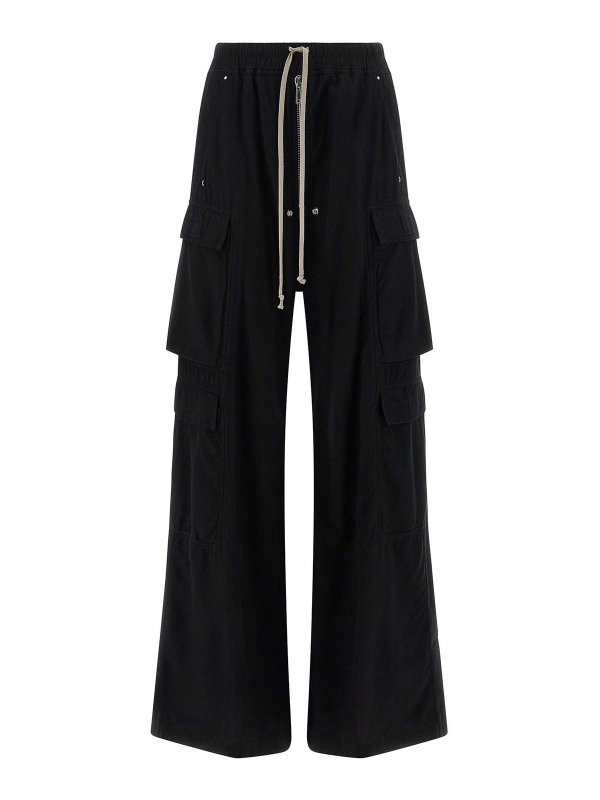 DRKSHDW: casual trousers - Double Cargo Jumbo Belas Pants