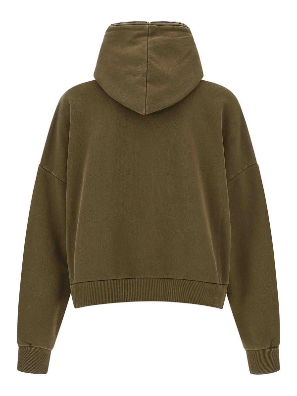ENTIRE STUDIOS: Sweatshirts & Sweaters online - Eternal Zip Washed Hoodie