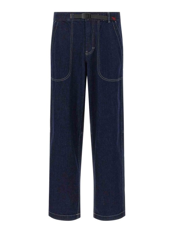 GRAMICCI: bootcut jeans - Japanese Slub Jeans