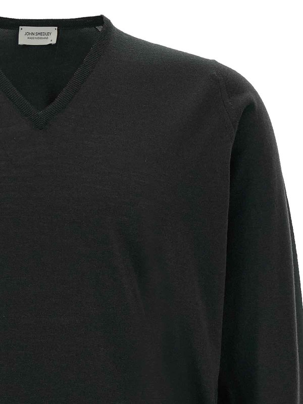 The Best Shops JOHN SMEDLEY: Cardigans - Cardigan - Schwarz