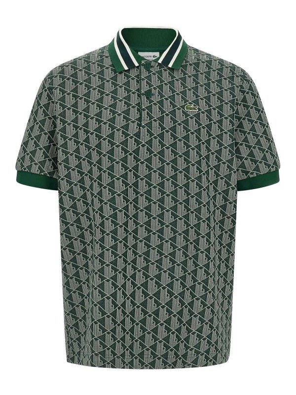 LACOSTE: ポロシャツ - ポロシャツ - 緑