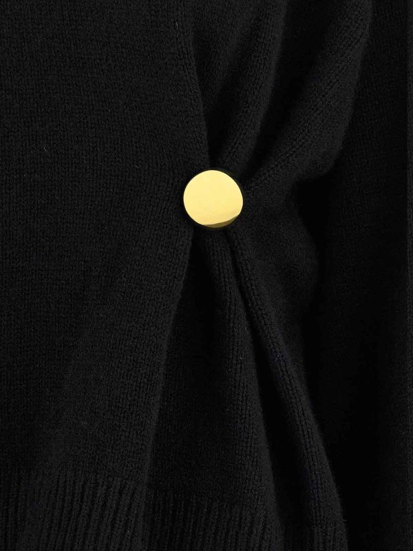 Rundhalspullover - Schwarz shop online: LOULOU STUDIO