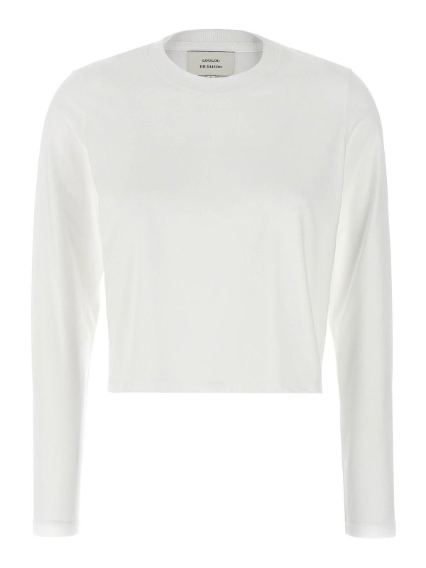LOULOU STUDIO: Camisetas - Camiseta - Blanco
