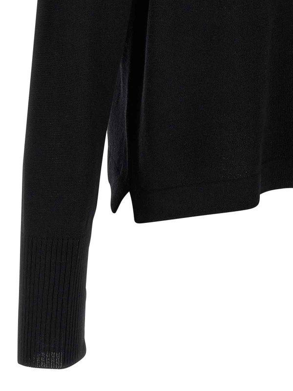 クルーネック - 黒 shop online: MA