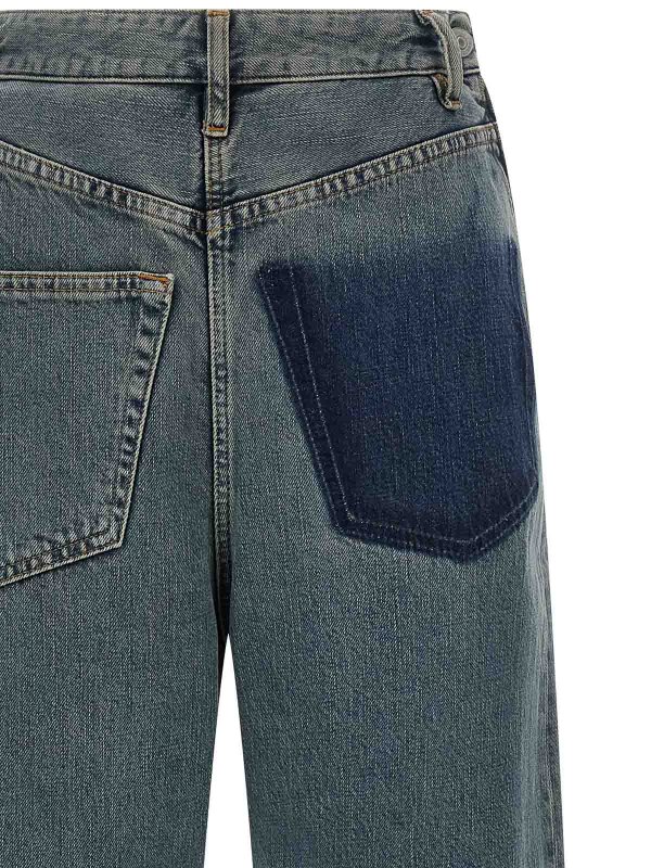 The Best Shops MM6 MAISON MARGIELA: ブーツカットジーンズ - ブーツカットジーンズ - グレー