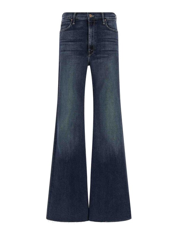 MOTHER: bootcut jeans - The Doozy Fray Jeans