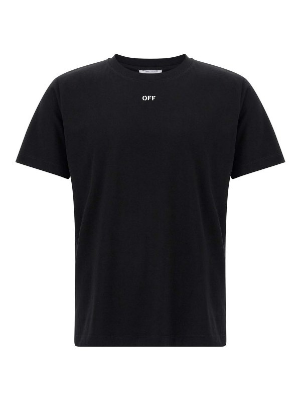 OFF-WHITE: T-shirts - T-Shirt - Blanc