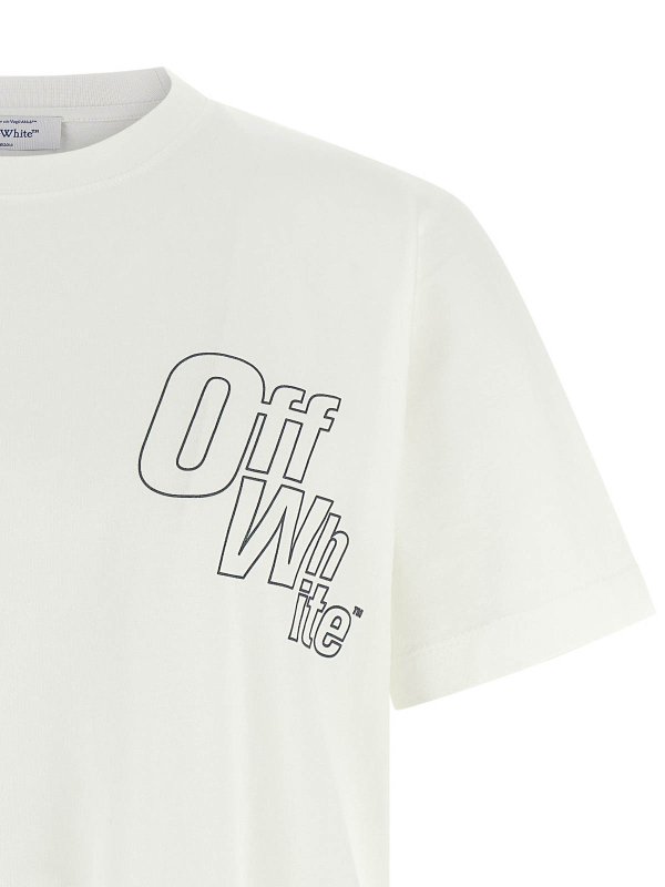 The Best Shops OFF-WHITE: T-shirts - T-Shirt - Blanc