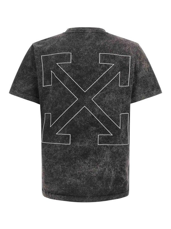OFF-WHITE: t-shirts online - Outline Arrow T-Shirt